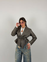 Giacca con cintura in vita