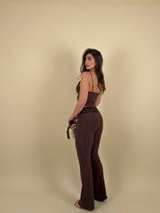 Completo top e pantalone zampa