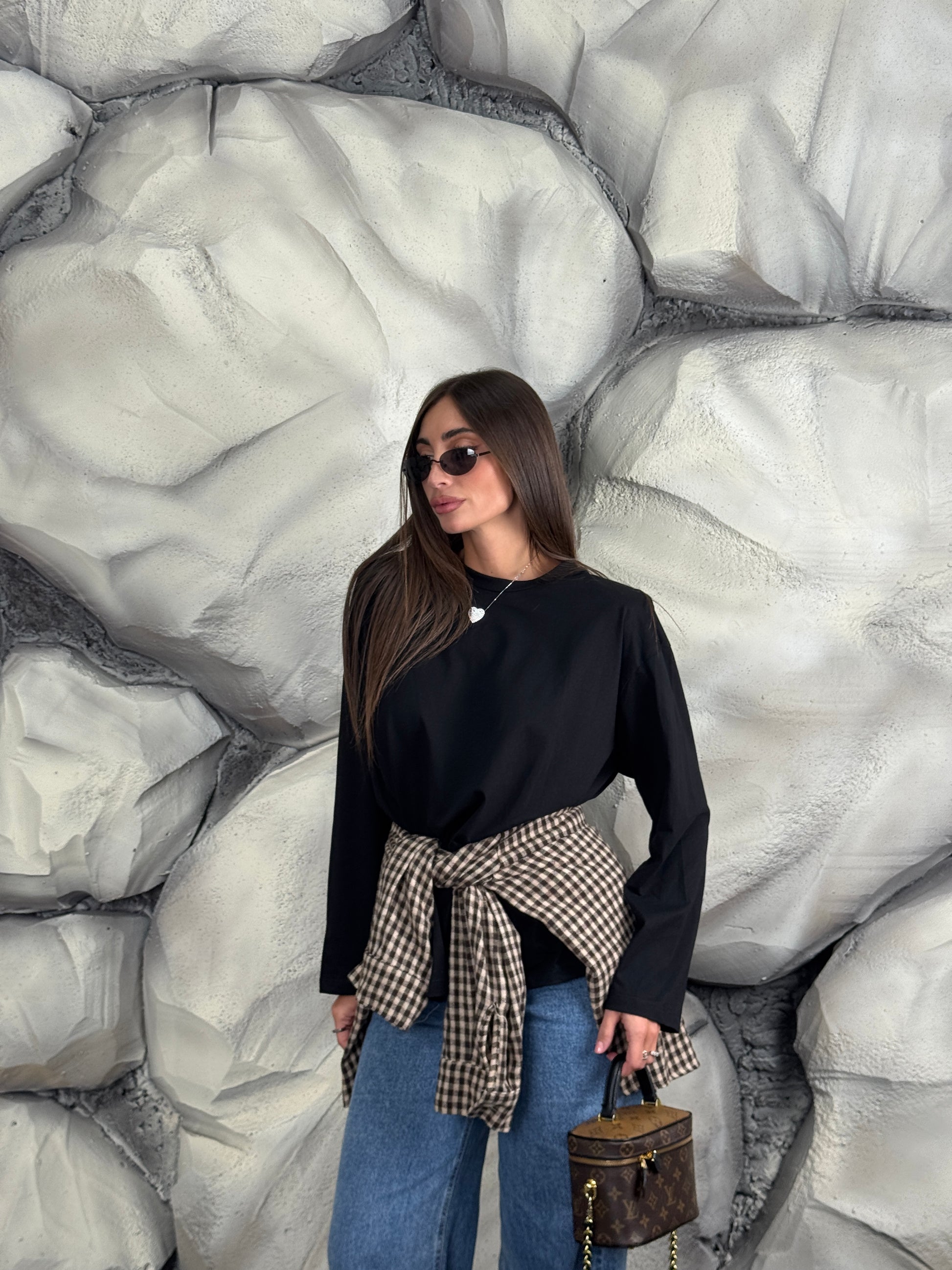 Maglia Spalline manica lunga