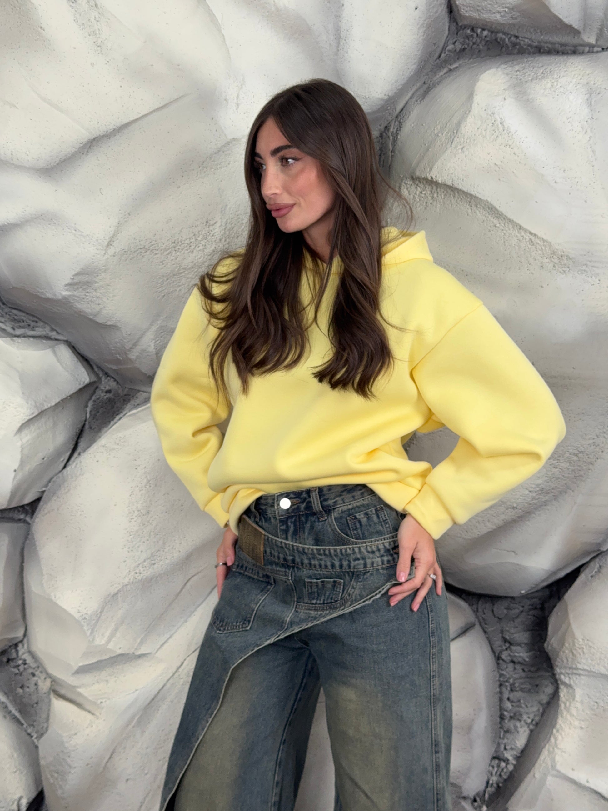 Felpa Candy cappuccio