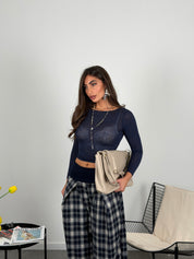 Maglia mistocashmere scollo ampio