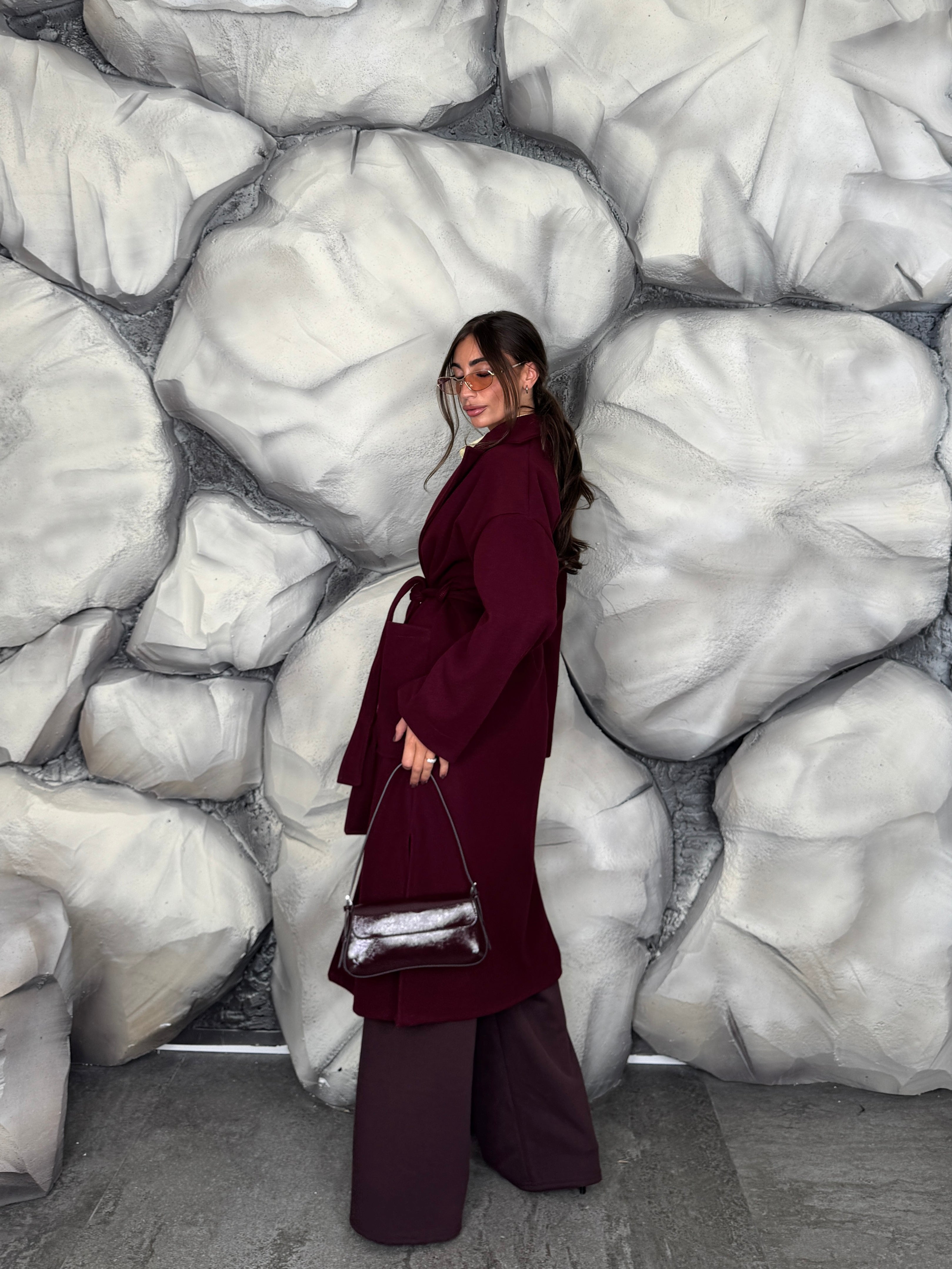 Cappotto cintura in vita