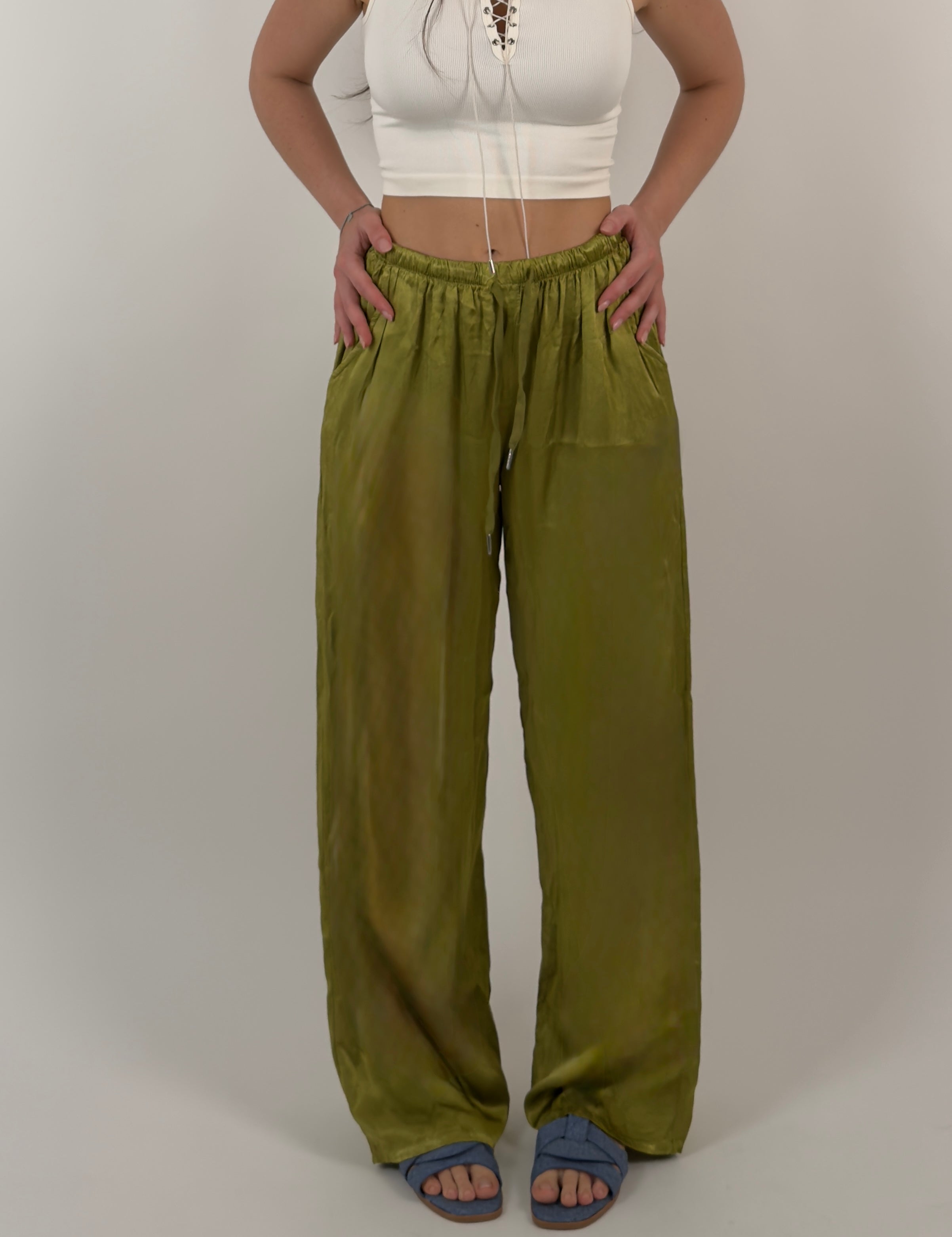 Pantalone effetto satinato Universal