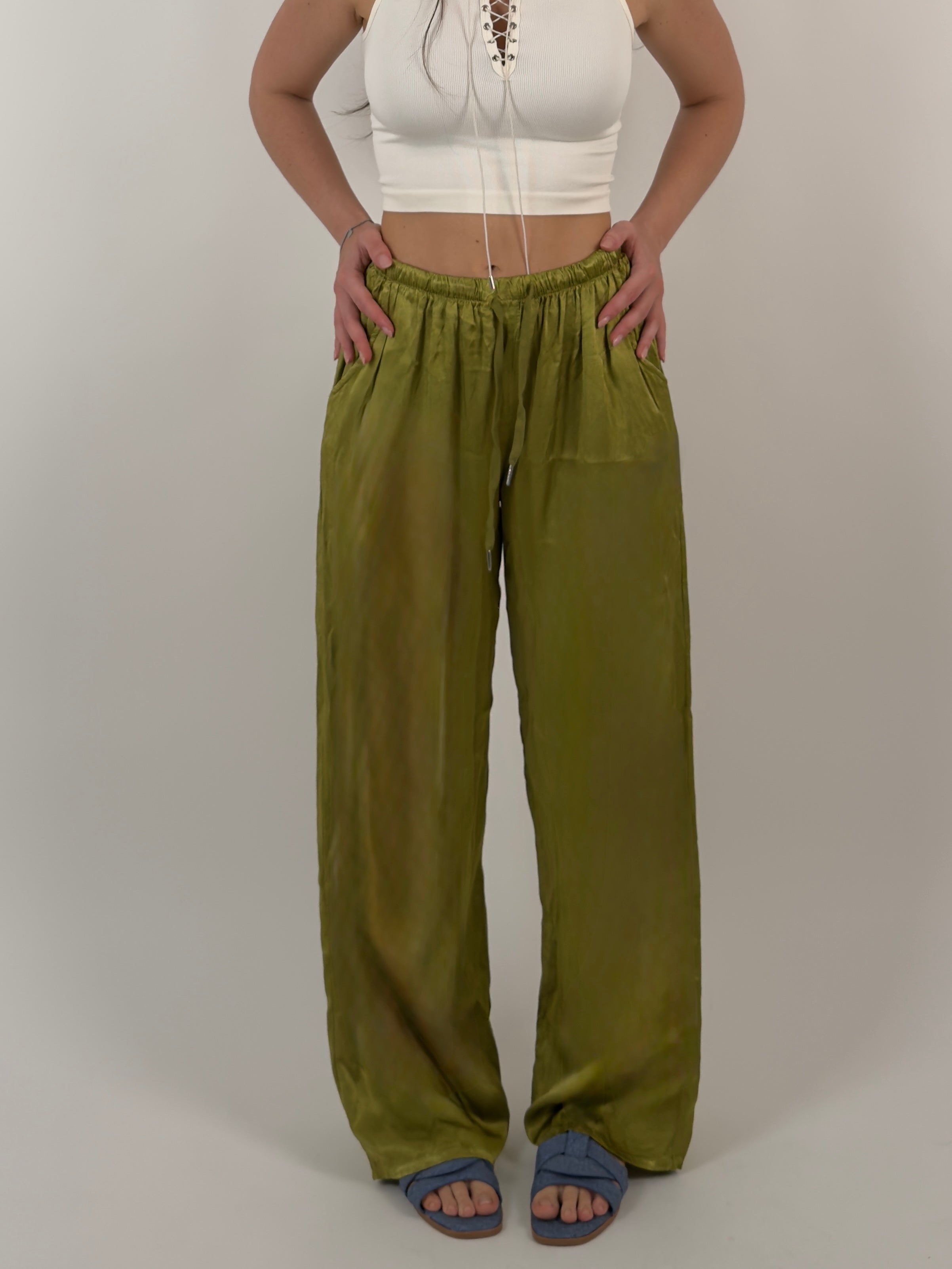 Pantalone effetto satinato Universal