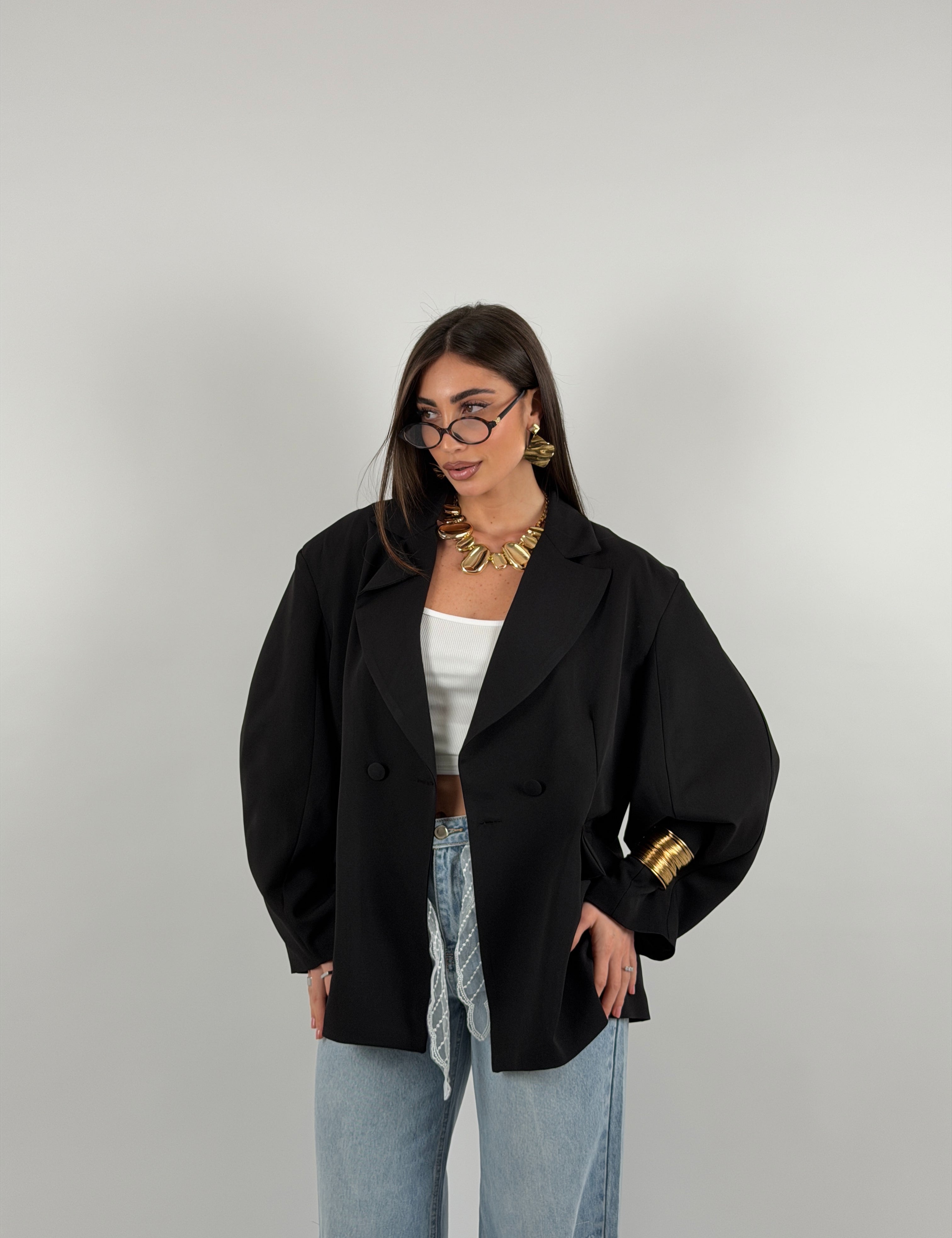 Giacca con manica ballon