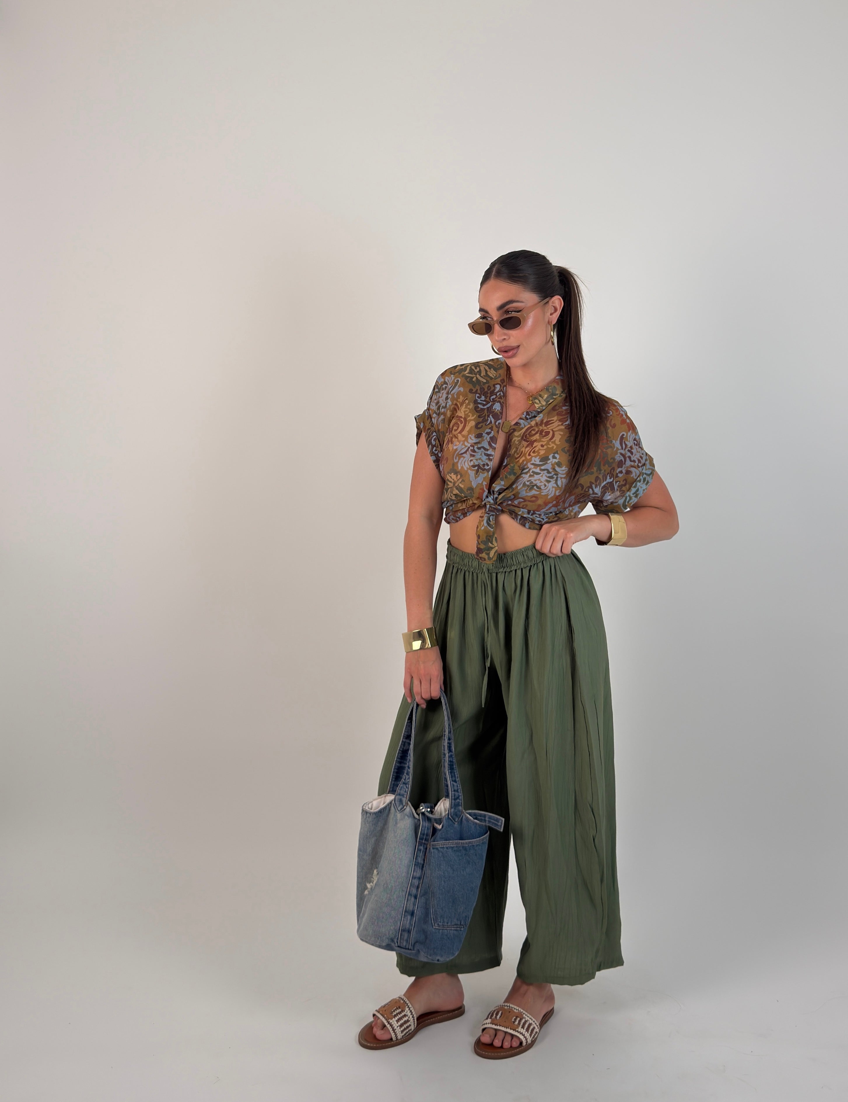 Pantalone plissi