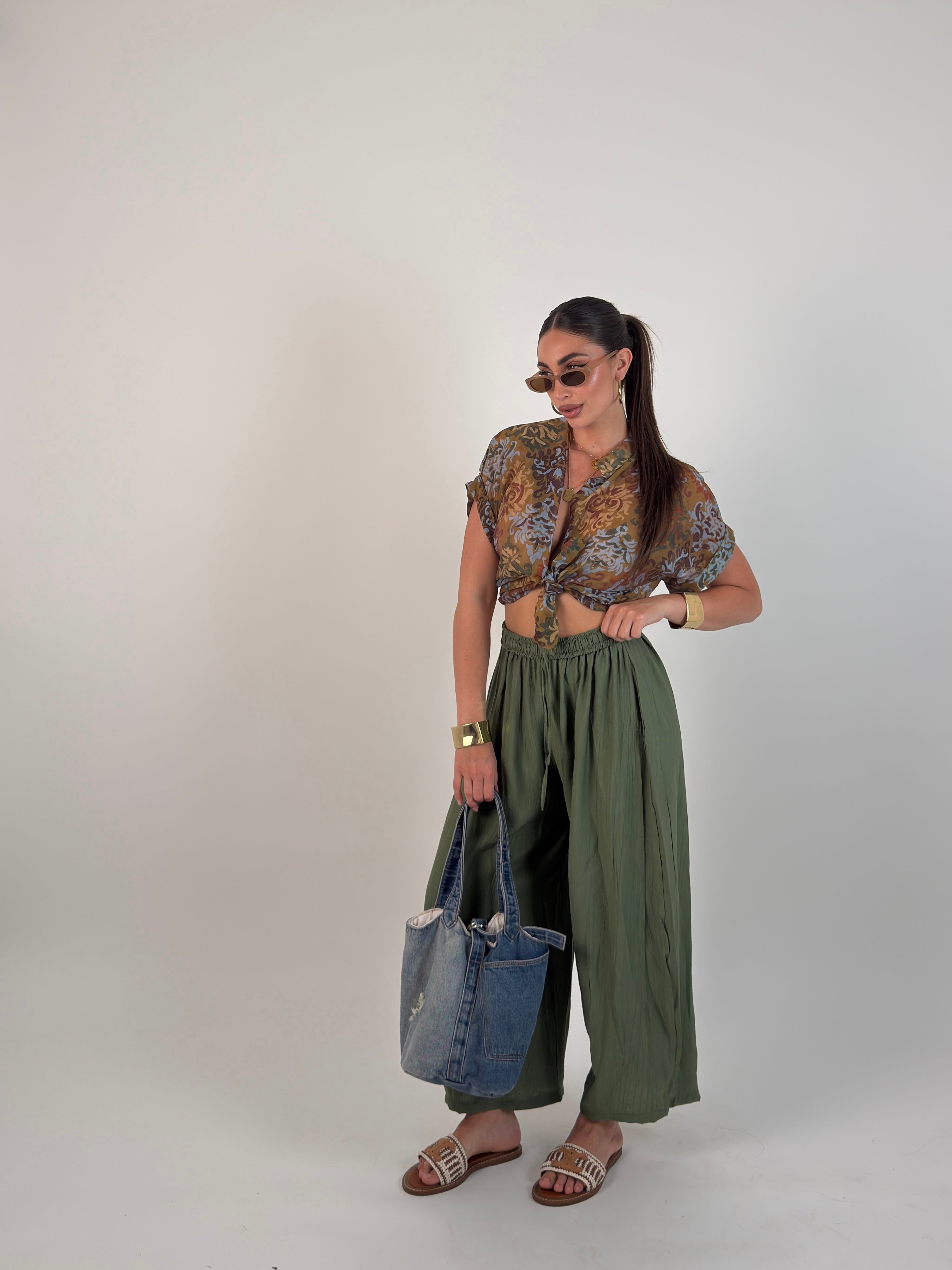 Pantalone plissi