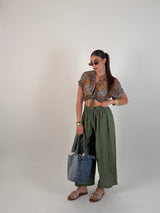 Pantalone plissi