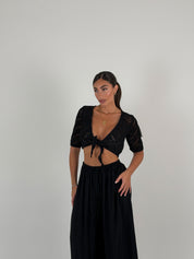 Maglia incrociatina in filo