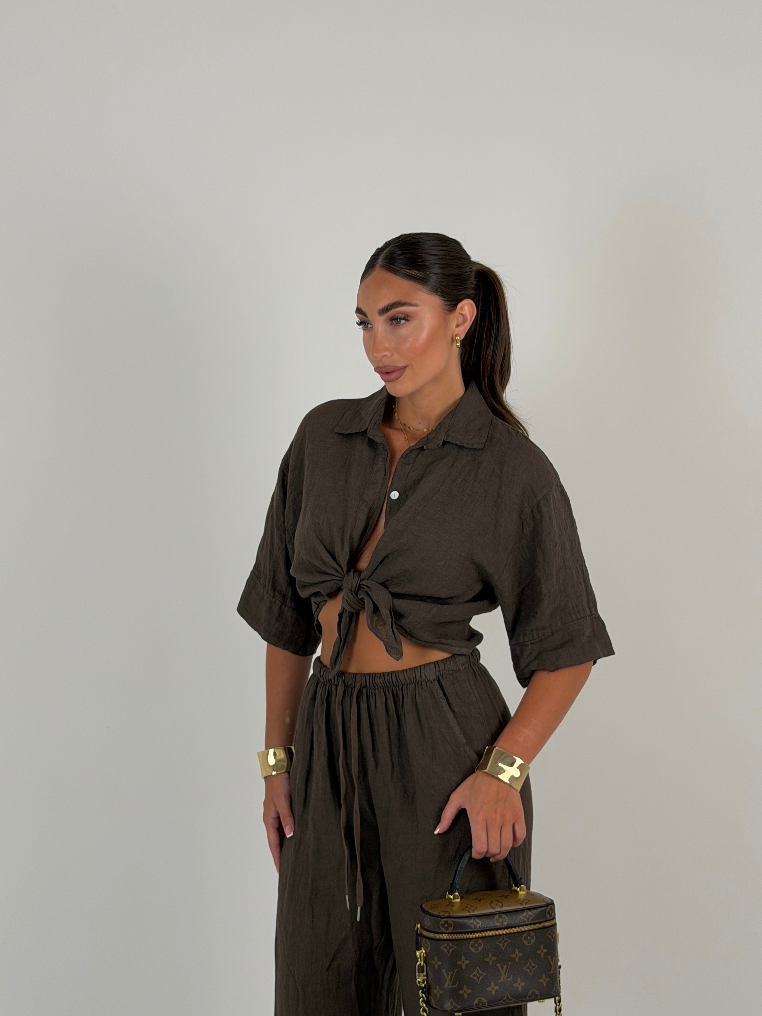 Camicia 100% lino