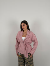 Giacca mood trench tessuto leggero