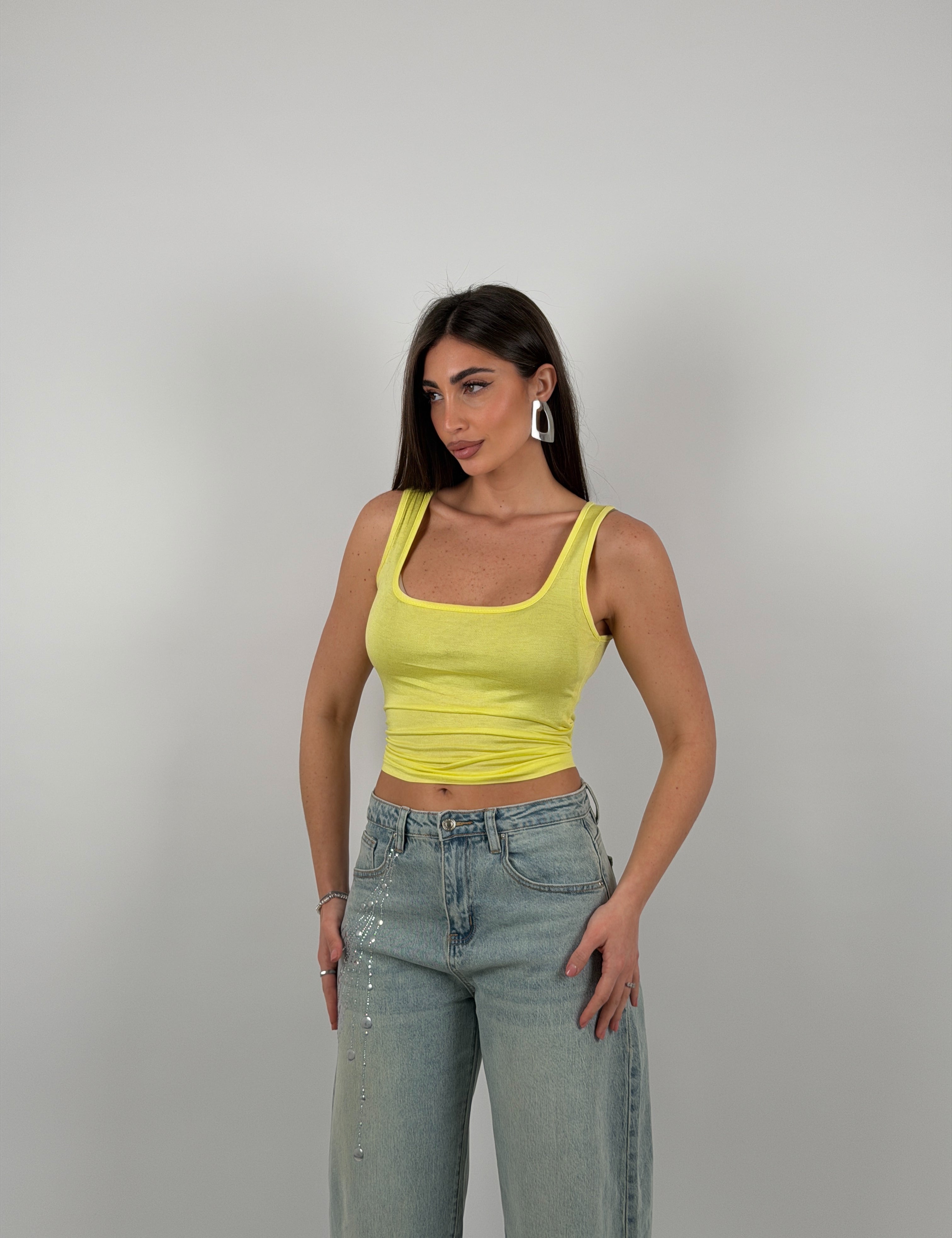 Maglia giromanica semivelata