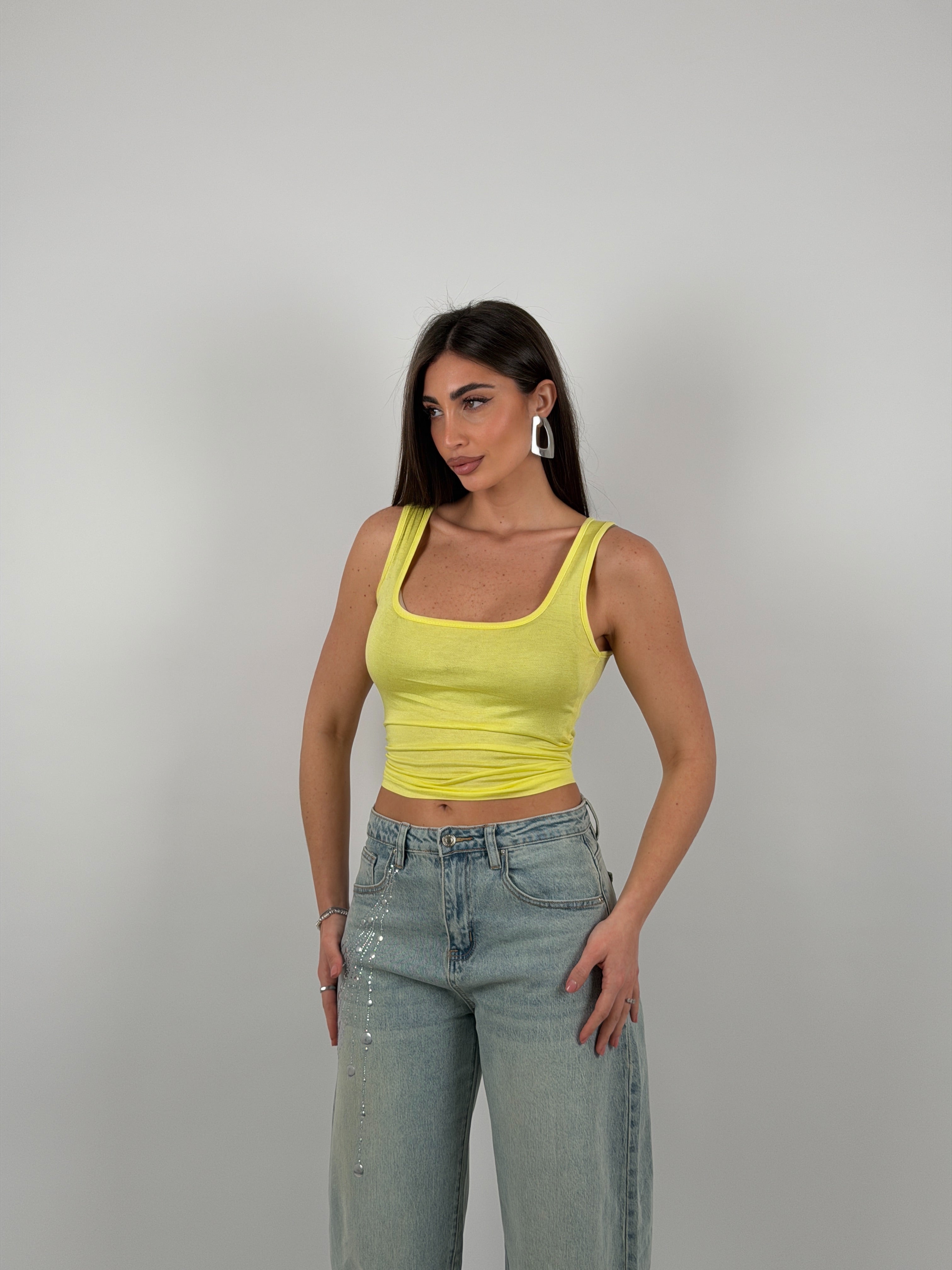 Maglia giromanica semivelata