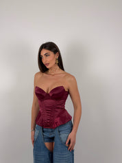 corpetto con coppe preformate