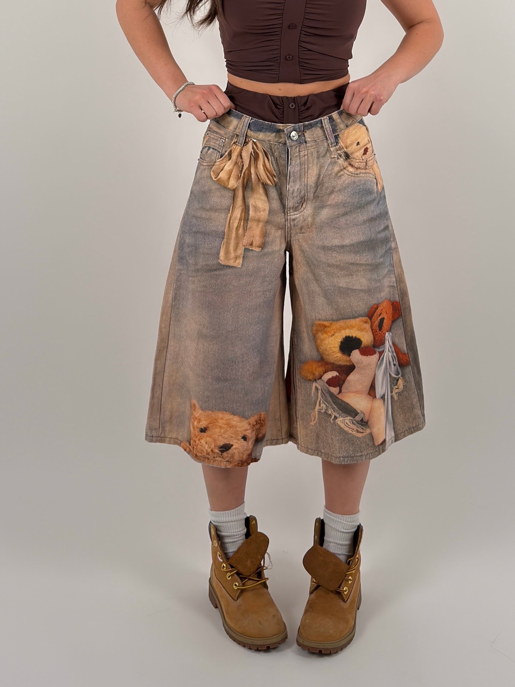 Jorts con stampe orsetti