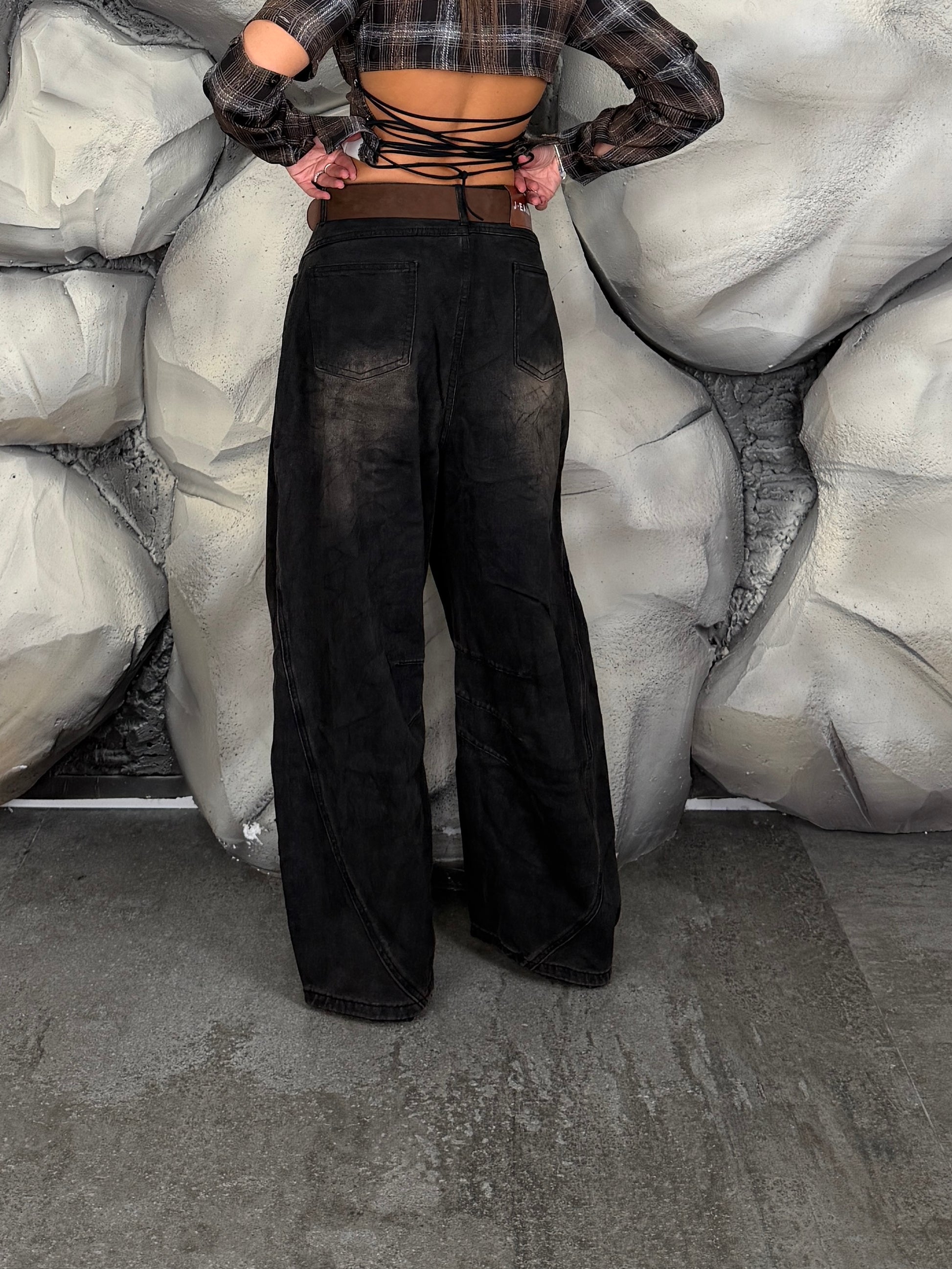 Jeans tasche e cintura