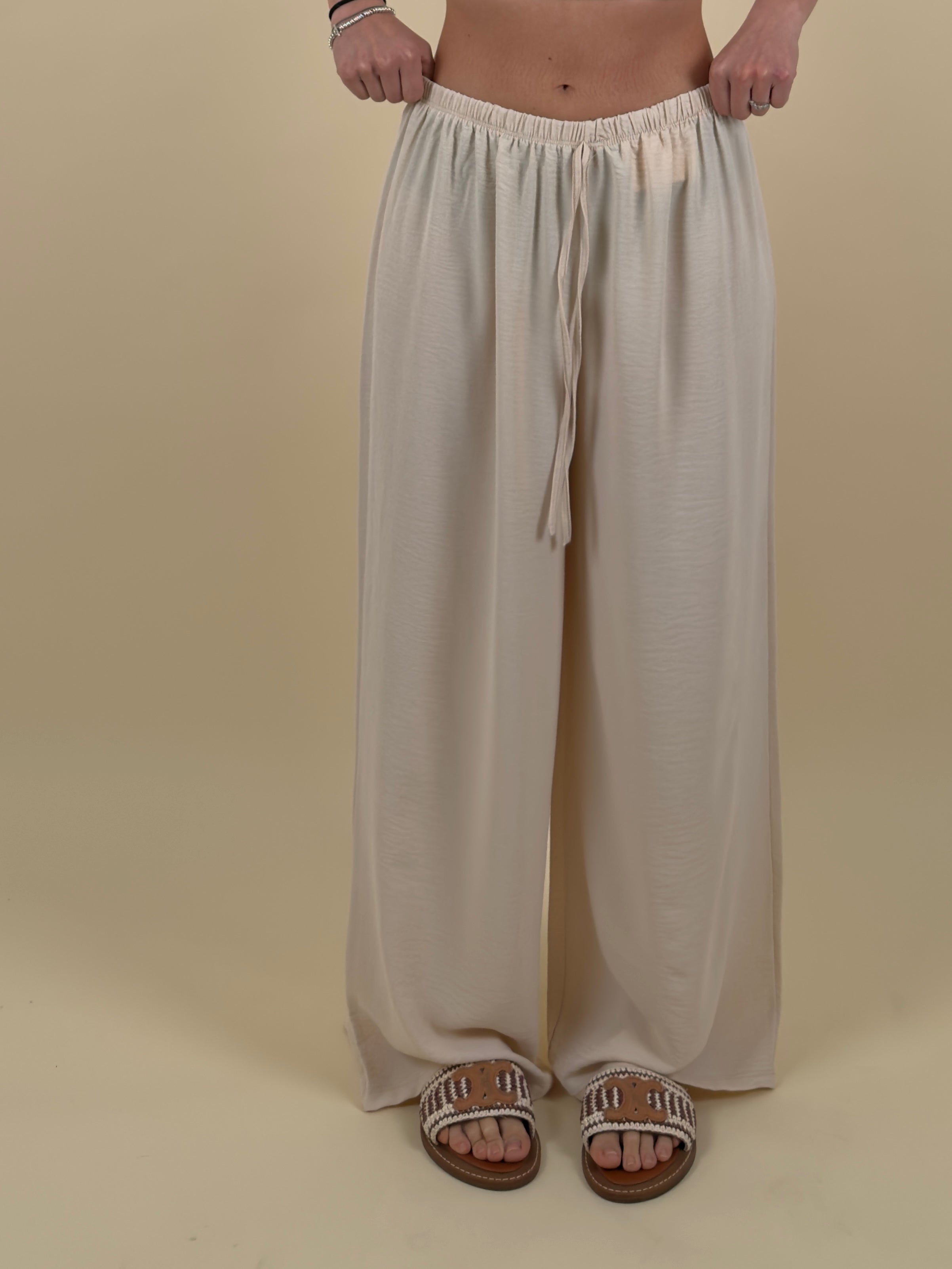 Pantalone palazzo in tessuto