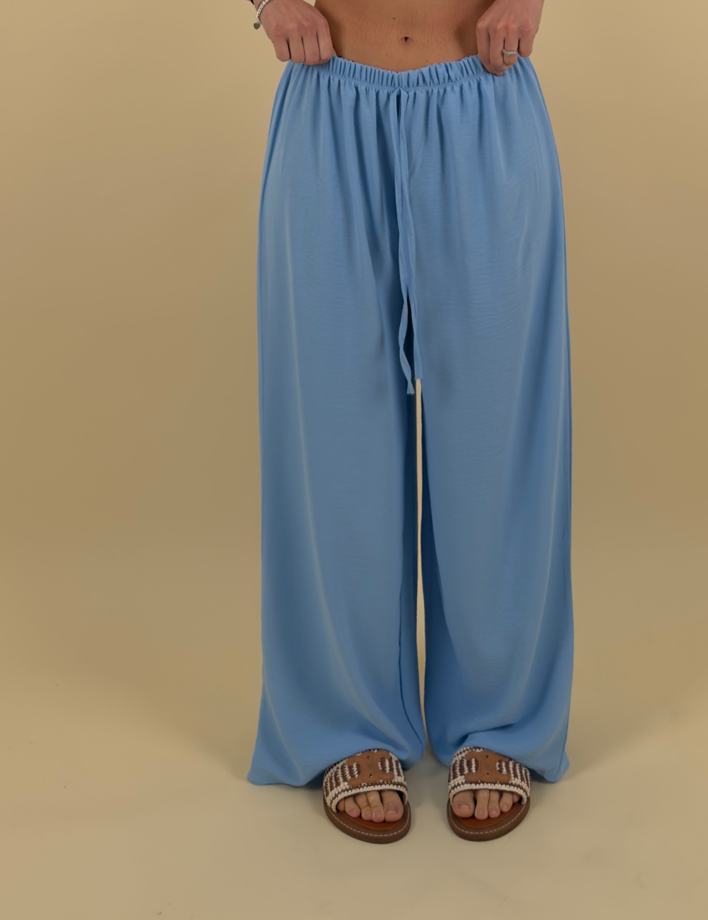 Pantalone palazzo in tessuto