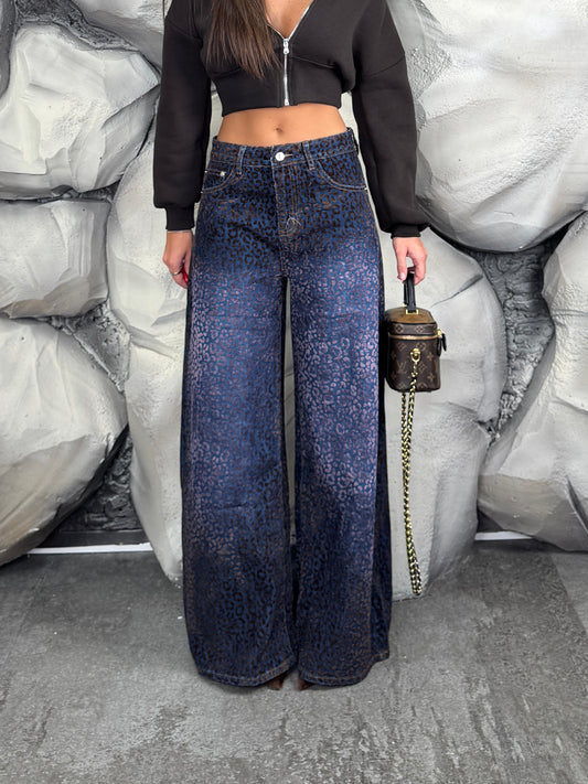 Jeans maculato
