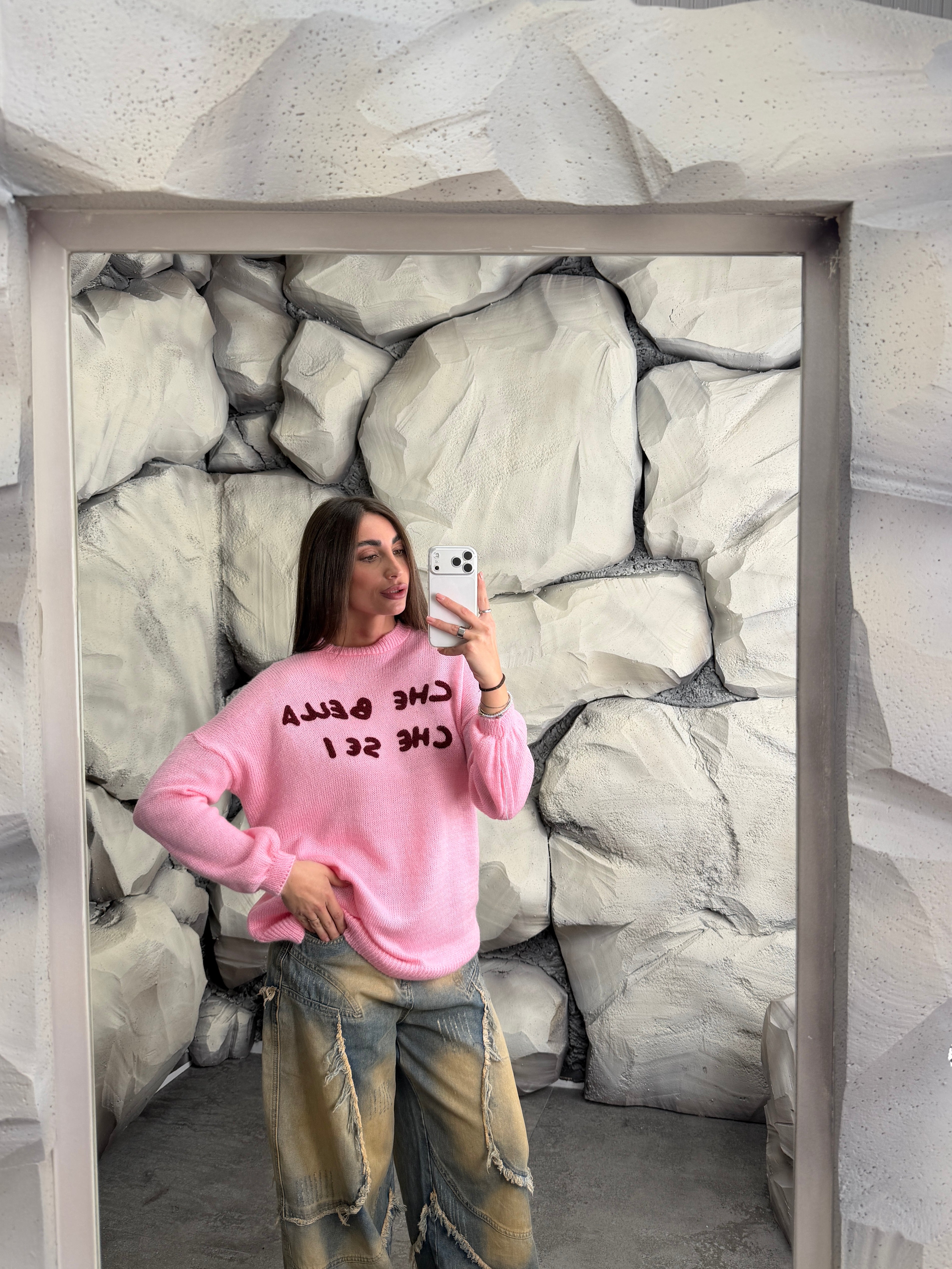 Maglione CHE BELLA CHE SEI long