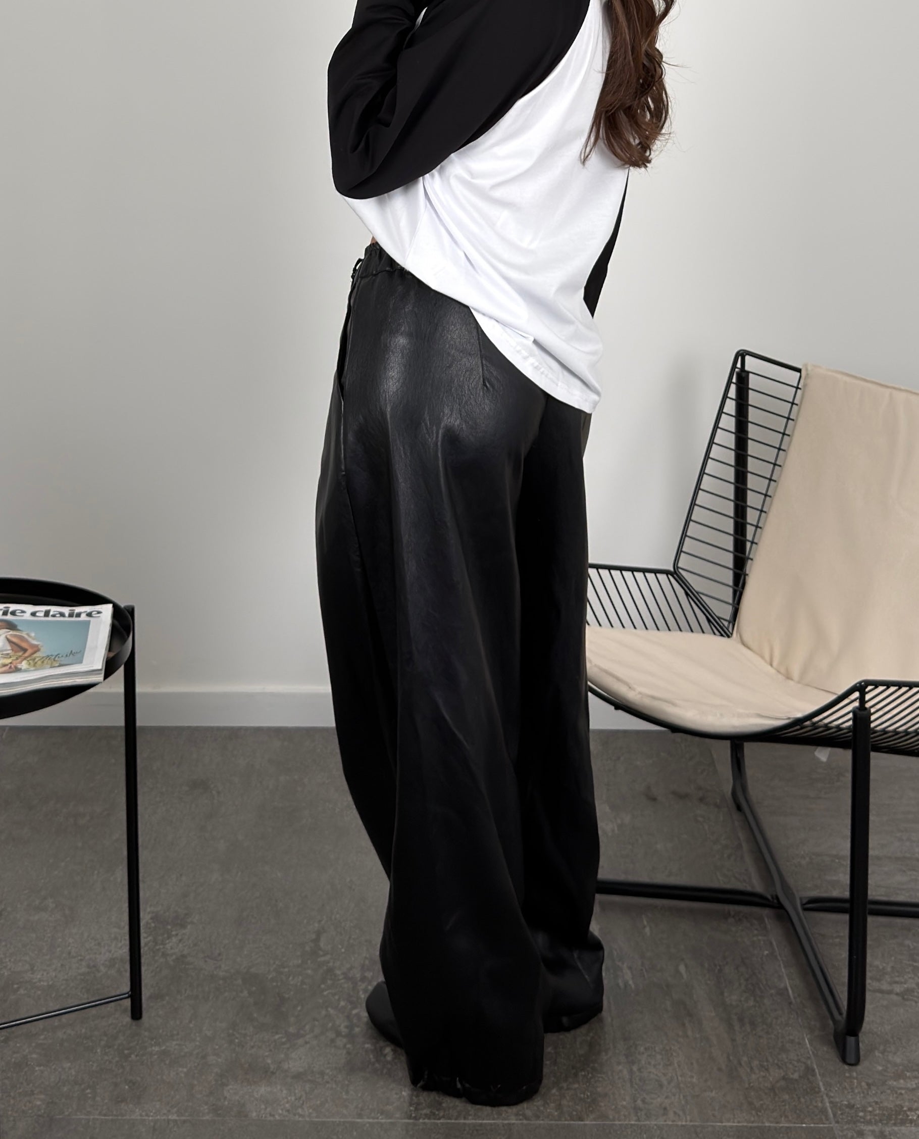 Pantalone ballon ecopelle