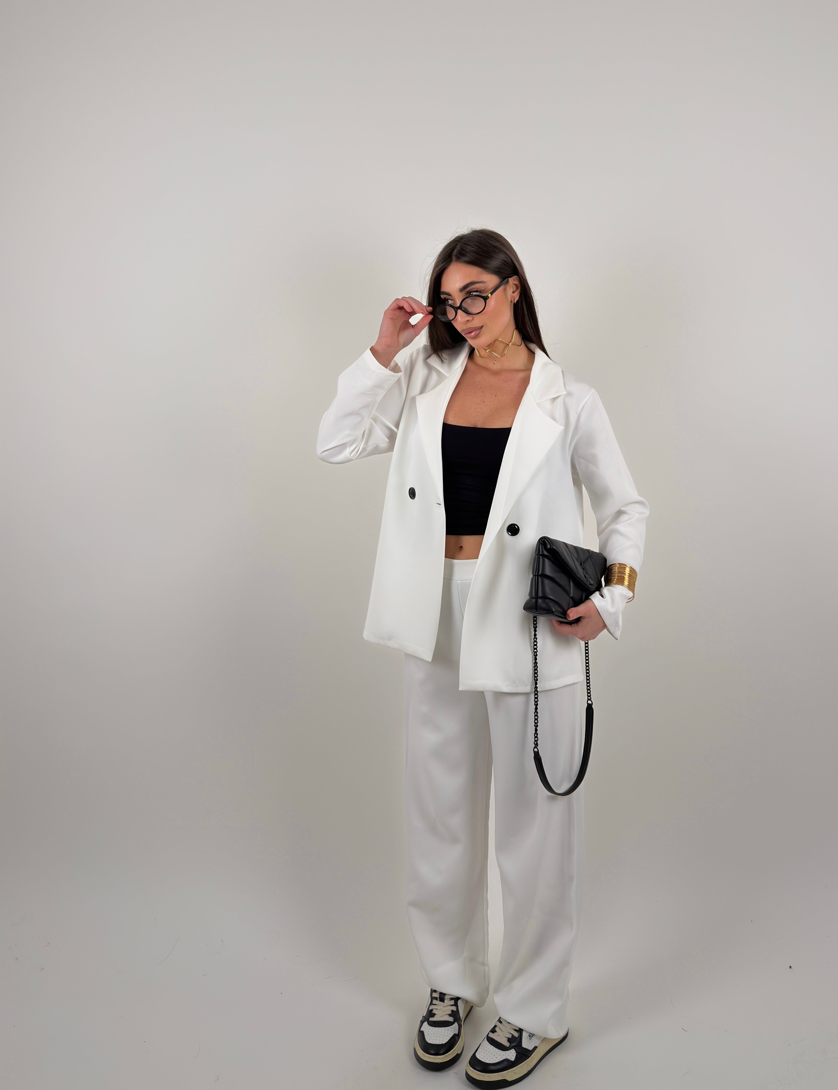 Completo tessuto con giacca e pantalone