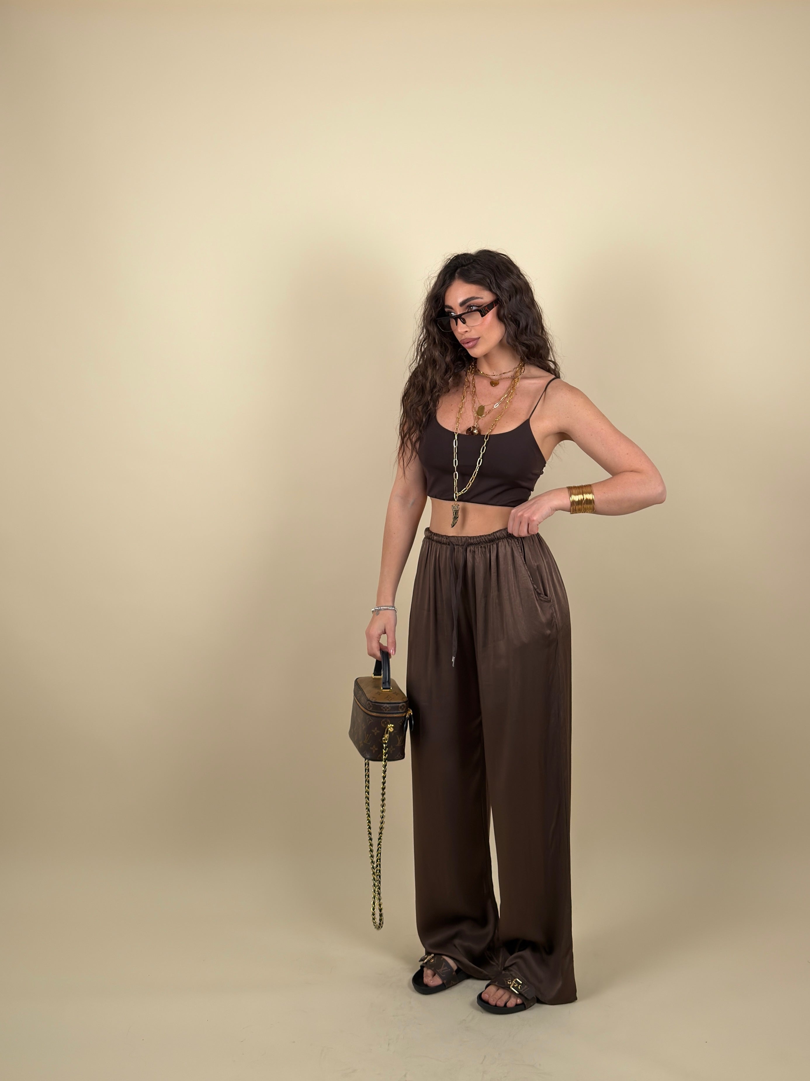Pantalone effetto satinato Universal