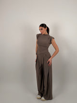 Completo Lost giro manica e pantalone palazzo