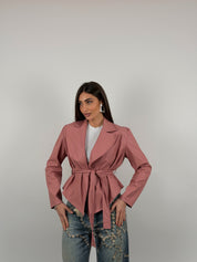 Giacca con cintura in vita