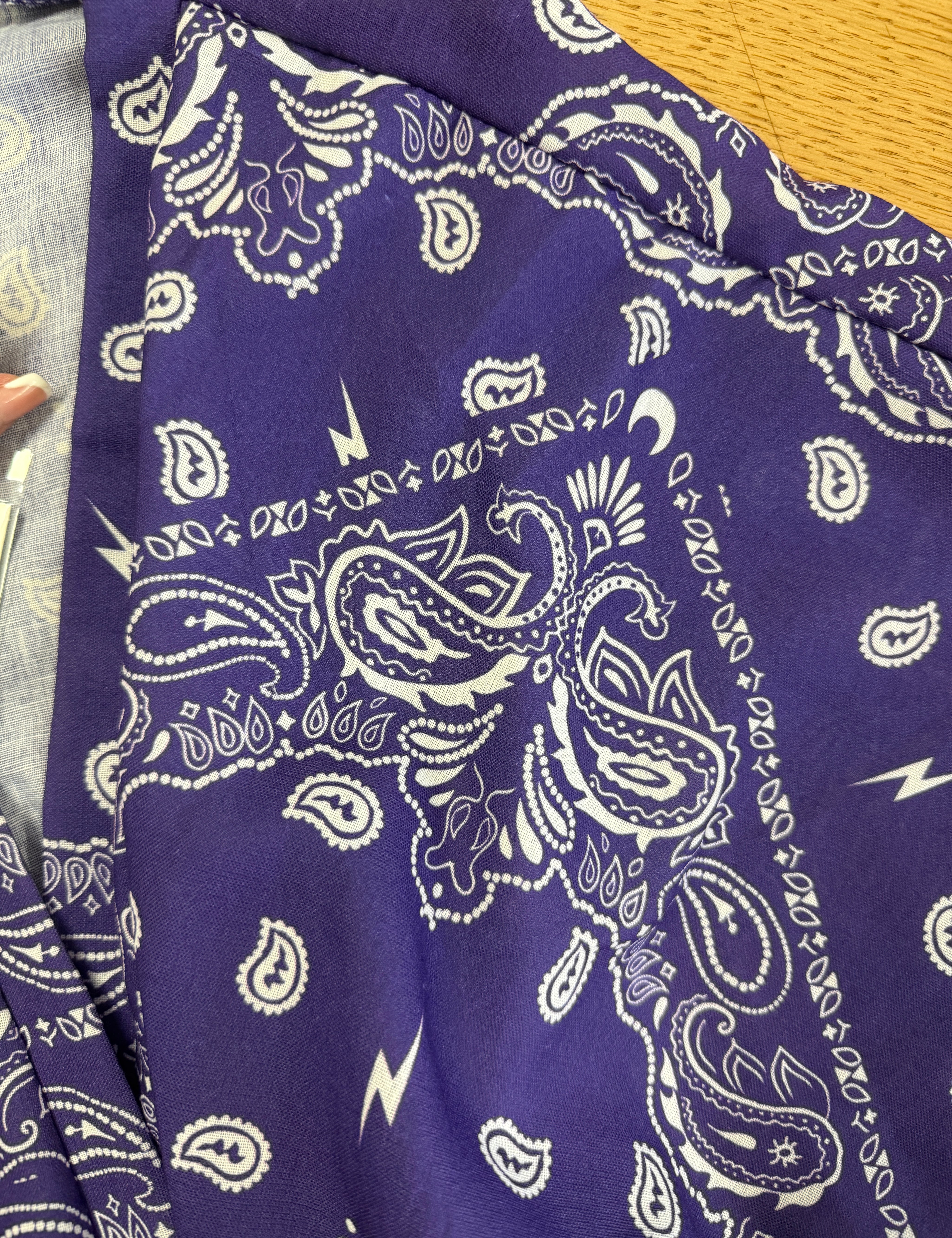 Vestito portafoglio bandana