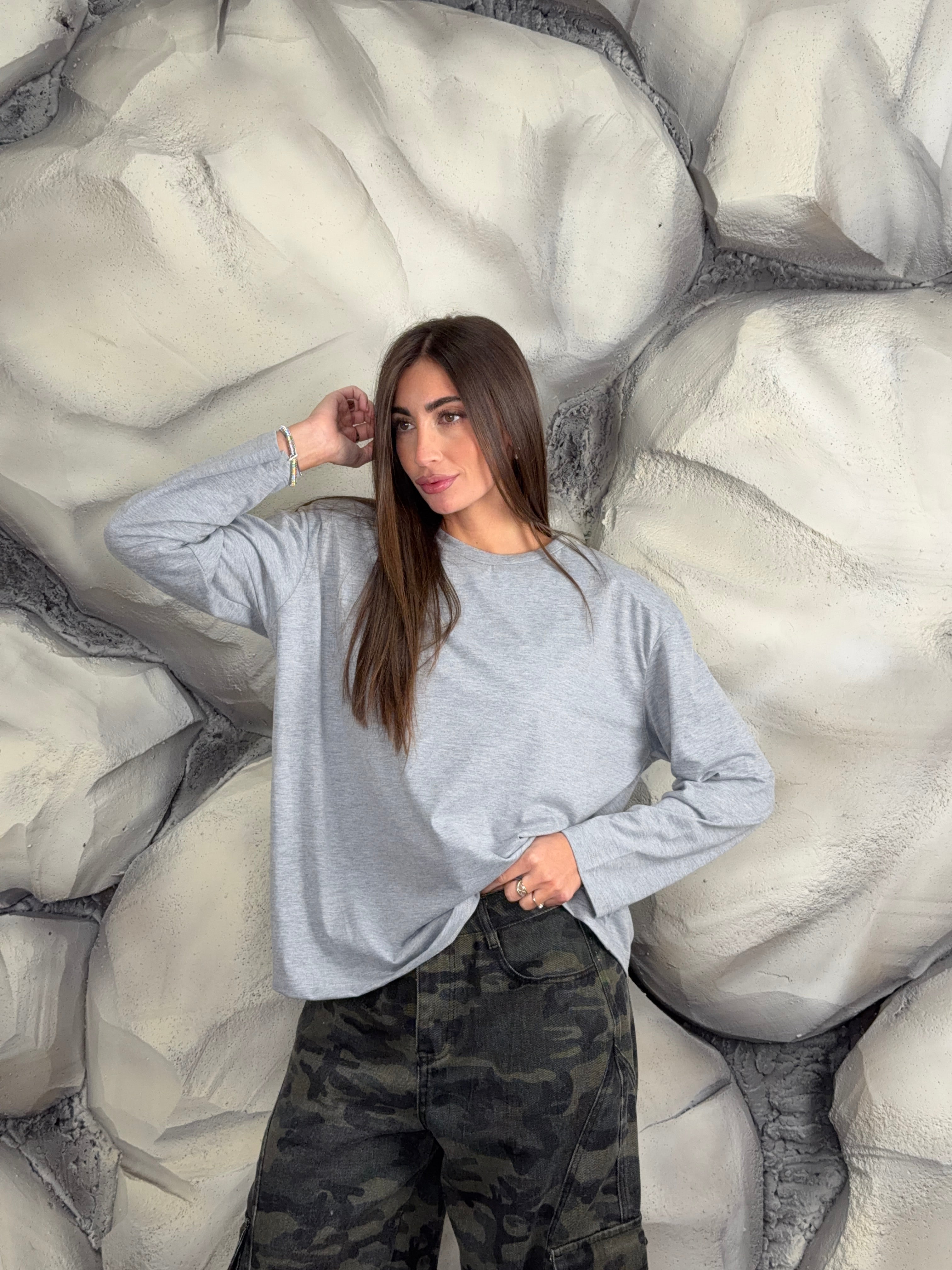 Maglia Spalline manica lunga