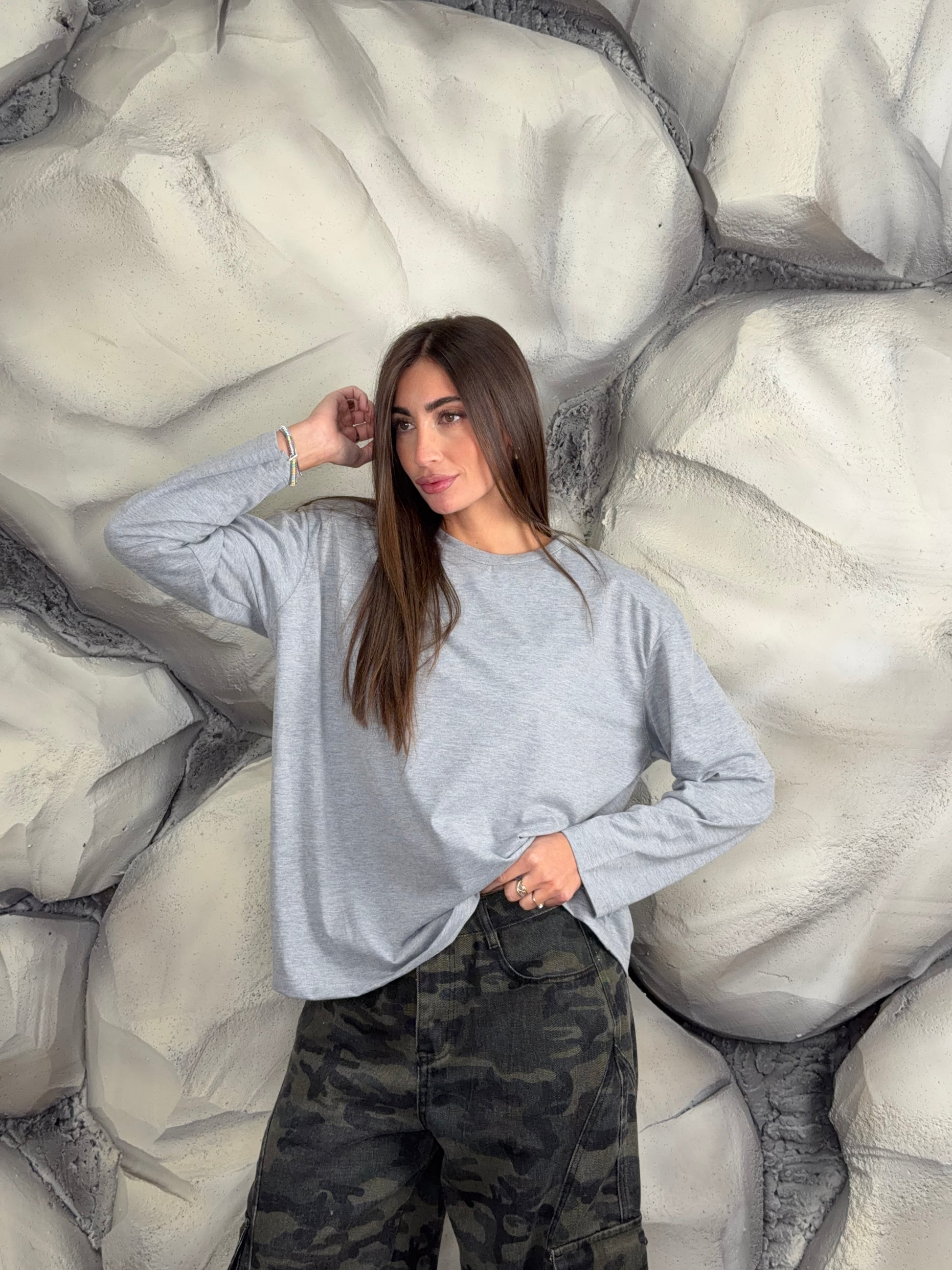 Maglia Spalline manica lunga