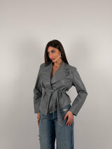 Giacca con cintura in vita